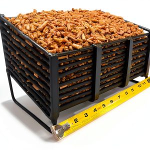 Metal Pellet Basket Wood Stove Heating Cost Effective-0