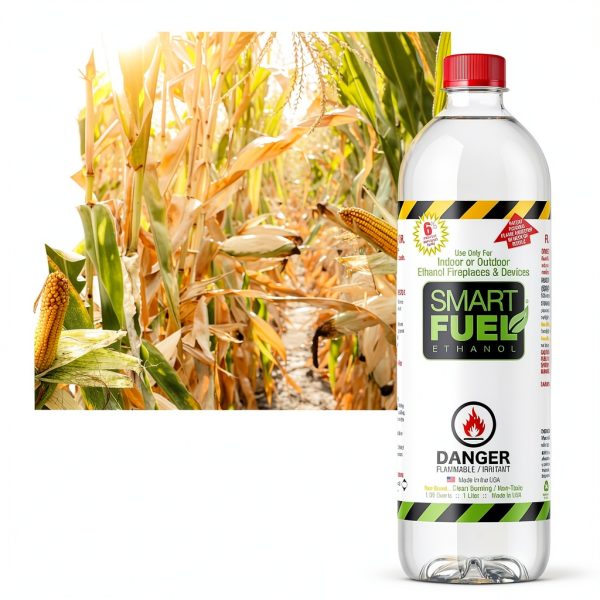 SMART FUEL Bioethanol Fuel Clean Burning Indoor Fireplace-2