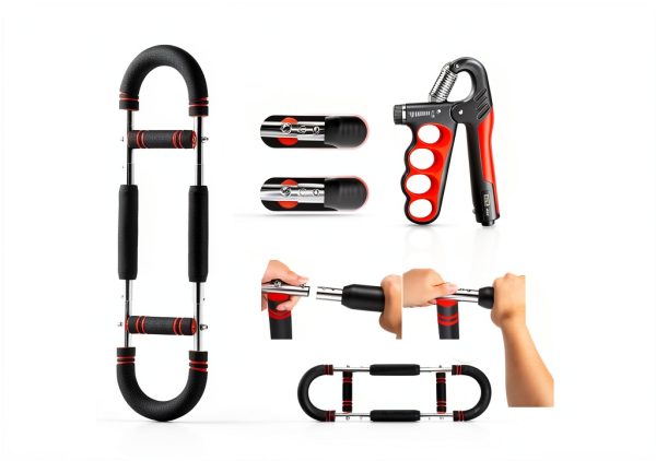 LuxUltra Arm Trainer Grip Strengthener Adjustable Resistance-3