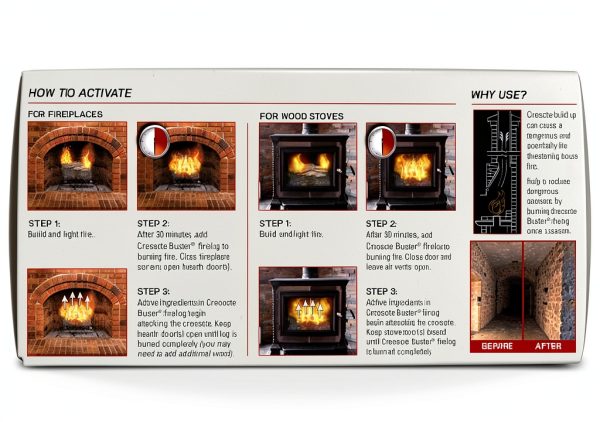 Jarden Creosote Buster Firelog Chimney Cleaning Safety-4
