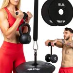 Elite Sports Forearm Strengthener Black Steel Home Gym-0