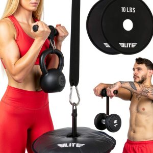 Elite Sports Forearm Strengthener Black Steel Home Gym-0