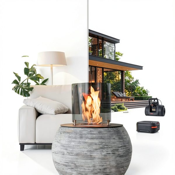 EZYELEMENT Bioethanol Fuel Clean Burning Indoor Outdoor-5