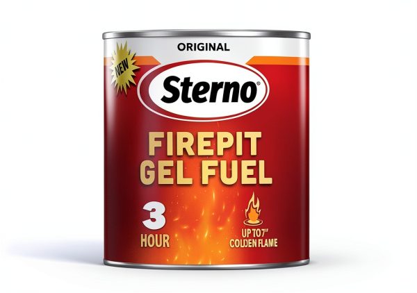Sterno Firepit Gel Fuel Smokeless Indoor Outdoor Heating-0
