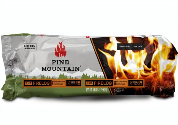 Pine Mountain Fire Log Quick Lighting Clean Burn Fireplace-1