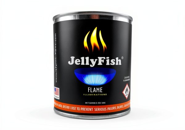 JellyFish Flame Gel Fuel Clean Burning Ethanol Fireplace-1