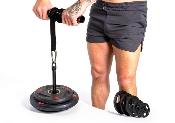 Elite Sports Forearm Strengthener Black Steel Home Gym-2