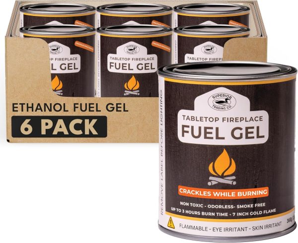 Superior Trading Co Gel Fuel Cans Real Flame Tabletop-0