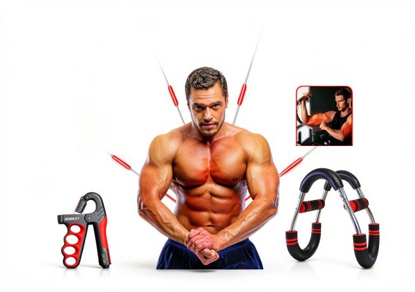 LuxUltra Arm Trainer Grip Strengthener Adjustable Resistance-2