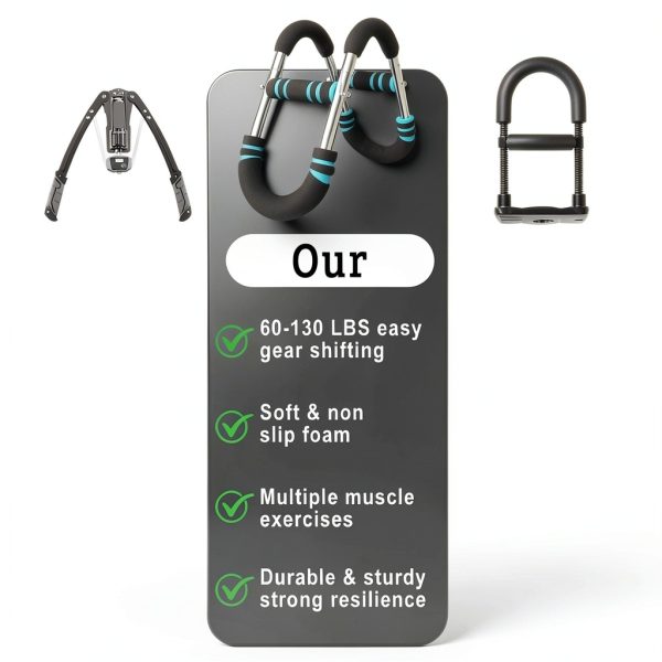 KIMCHUL Twister Arm Trainer Grip Strengthener Blue Stainless-3