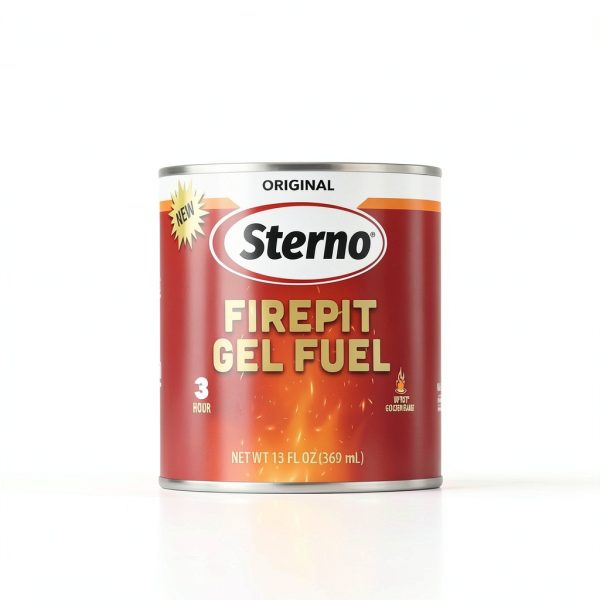 Sterno Firepit Gel Fuel Smokeless Indoor Outdoor Heating-1