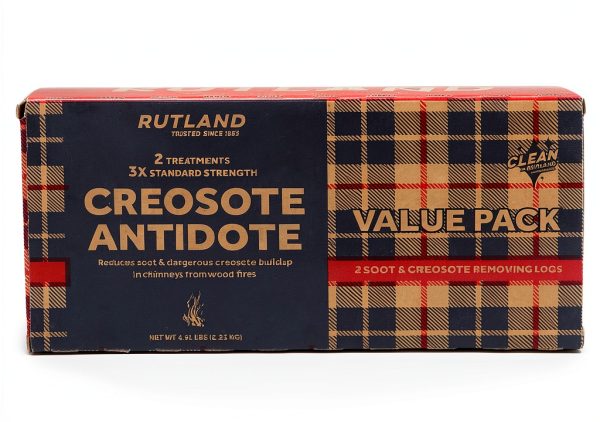 Rutland Creosote Remover Log Unscented Fireplace Cleaner-6