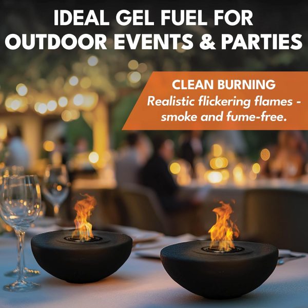 Superior Trading Co Gel Fuel Cans Real Flame Tabletop-2