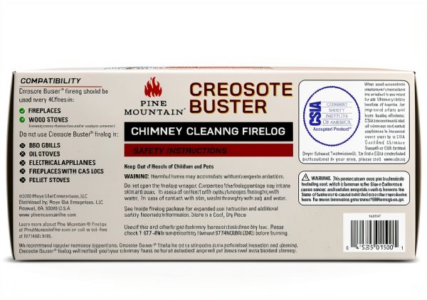 Jarden Creosote Buster Firelog Chimney Cleaning Safety-3