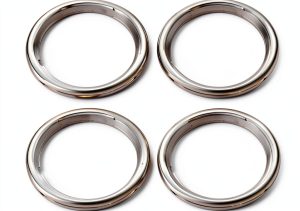 IWC Chrome Wheel Trim Ring 15in ABS Automotive-0