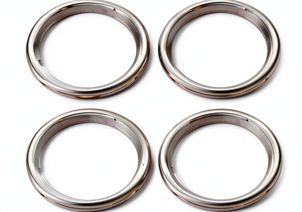 IWC Chrome Wheel Trim Ring 15in ABS Automotive-0