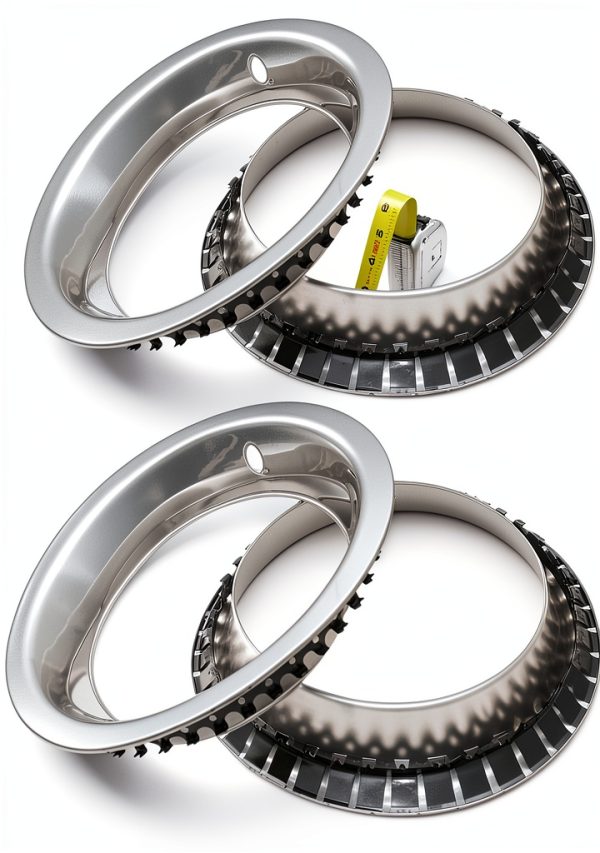 OxGord Wheel Trim Rings Stainless Steel for Cars-0