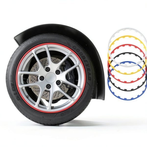 CATRP Wheel Rim Protector Universal Fit Car Tire Trim Ring 20in Black-6