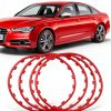 CATRP Wheel Rim Protector Universal Fit Car Tire Trim Ring 20in Black-0