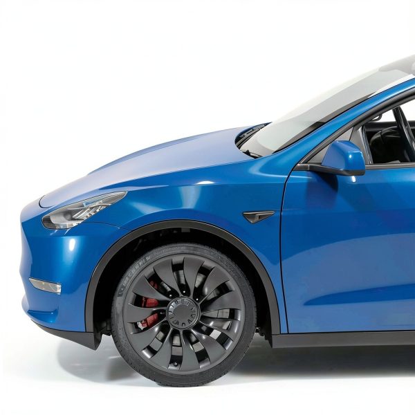 RAYLUXE Tesla Model Y 21 inch Matte Black Wheel Guard Set 4 Piece-6
