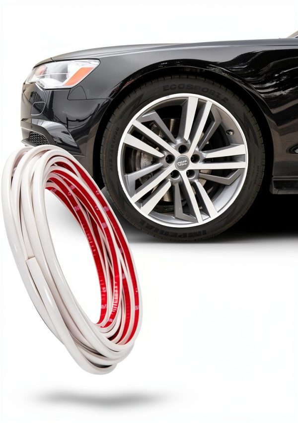 Rim Guard Trim TRUE LINE Automotive L-Shaped Universal Kit-0