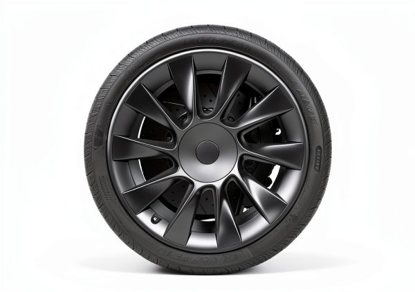 TNIRV Wheel Rim Protector Matte Black 20in for Tesla Model Y-0