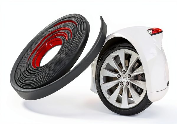 AllFit Automotive Rim Trim Universal Fit Black Wheel Protector-3