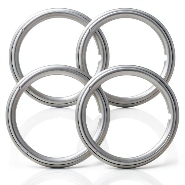 Elite Auto Chrome 14 Inch Chrome Wheel Trim Ring Universal Fit-0