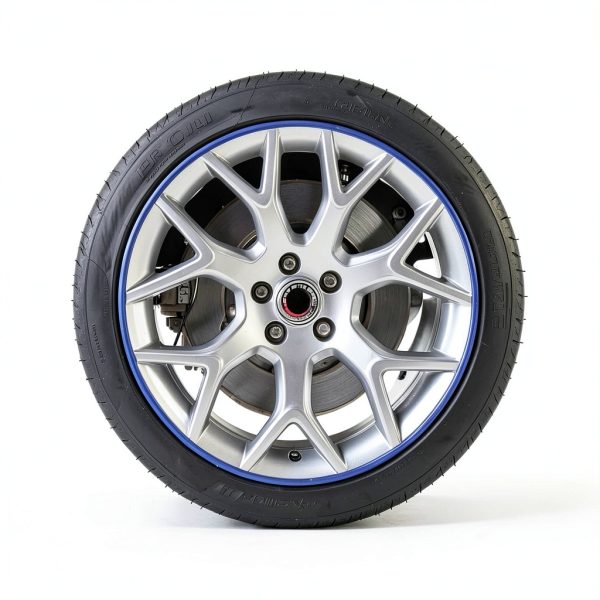 LenTLy Car Tire Rim Protector 16-20 Inch Set Yellow Red White-5