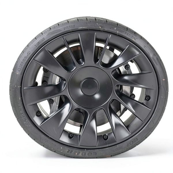 TNIRV Wheel Rim Protector Matte Black 20in for Tesla Model Y-1