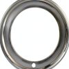 Wheel Trim Ring JEGS Stainless Steel Chrome Plated 14x7 Fit-1