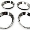Wheel Trim Ring JEGS Stainless Steel Chrome Plated 14x7 Fit-0