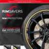 RimSavers Yellow Rim Protector Set 4 Count Universal Fit Plastic-0