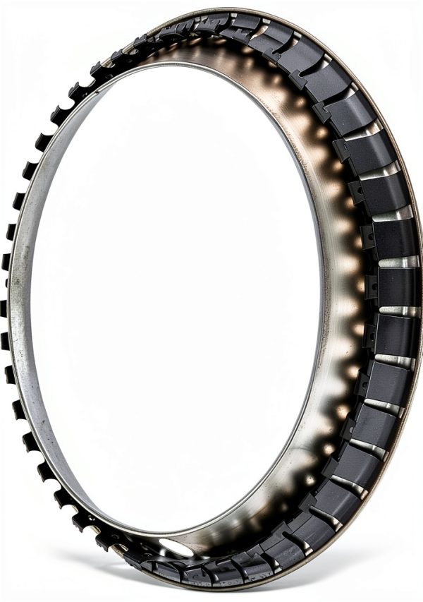 Wheel Trim Ring JEGS Stainless Steel Chrome Plated 14x7 Fit-4