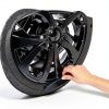 AllFit Automotive Rim Trim Universal Fit Black Wheel Protector-2