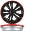 LenTLy Car Tire Rim Protector 16-20 Inch Set Yellow Red White-3
