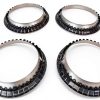 Wheel Trim Ring JEGS Stainless Steel Chrome Plated 14x7 Fit-5