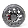 RAYLUXE Tesla Model Y 21 inch Matte Black Wheel Guard Set 4 Piece-7