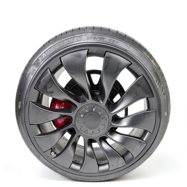 RAYLUXE Tesla Model Y 21 inch Matte Black Wheel Guard Set 4 Piece-7