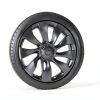 RAYLUXE Tesla Model Y 21 inch Matte Black Wheel Guard Set 4 Piece-3