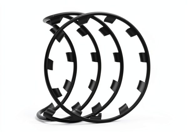 RAYLUXE Tesla Model Y 21 inch Matte Black Wheel Guard Set 4 Piece-5