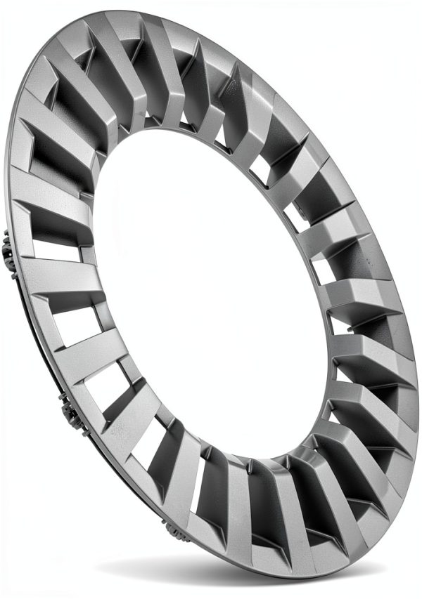 Generic VW Beetle 17-inch Wheel Ring Trim Silver Snap-On 5C0601157B-3