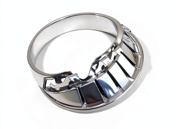 Elite Auto Chrome 14 Inch Chrome Wheel Trim Ring Universal Fit-4