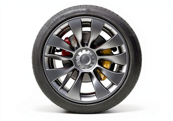 RAYLUXE Tesla Model Y 21 inch Matte Black Wheel Guard Set 4 Piece-1