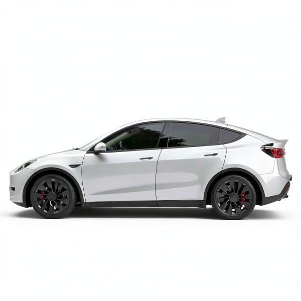 RAYLUXE Tesla Model Y 21 inch Matte Black Wheel Guard Set 4 Piece-4
