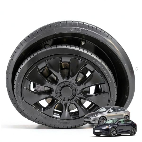 Lumlazni Tesla Model Y Wheel Trim 21 Inch Self Adhesive 4 Pack-1