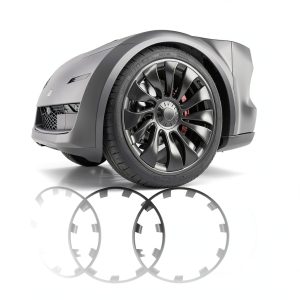 Lumlazni Tesla Model Y Wheel Trim 21 Inch Self Adhesive 4 Pack-0
