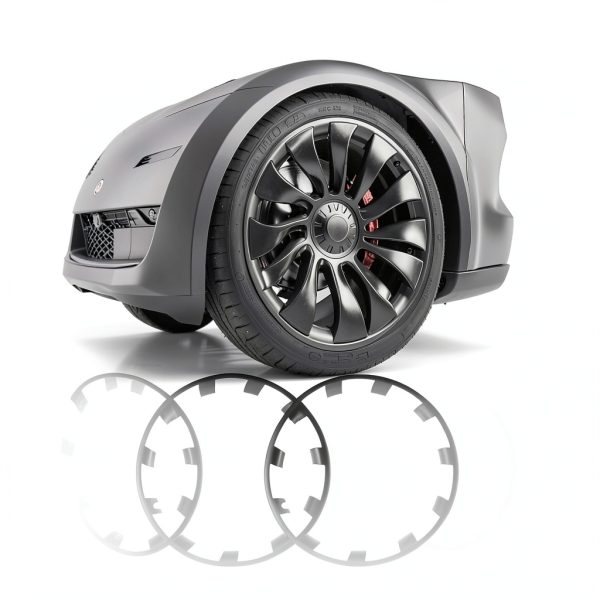 Lumlazni Tesla Model Y Wheel Trim 21 Inch Self Adhesive 4 Pack-0