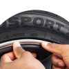 TRUE LINE L Shaped Rim Guard Trim Kit 24ft Silver Gray Universal-3