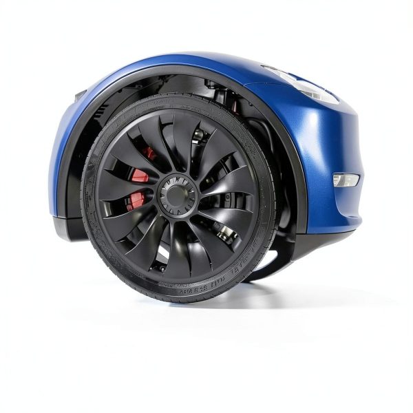 RAYLUXE Tesla Model Y 21 inch Matte Black Wheel Guard Set 4 Piece-0
